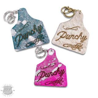 Western ear tag key ring Last Call