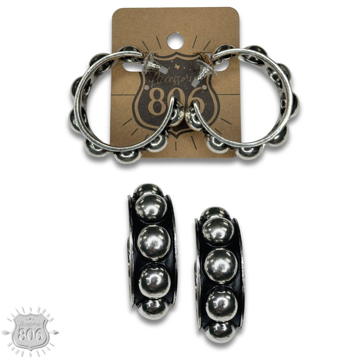 Western hoop earring