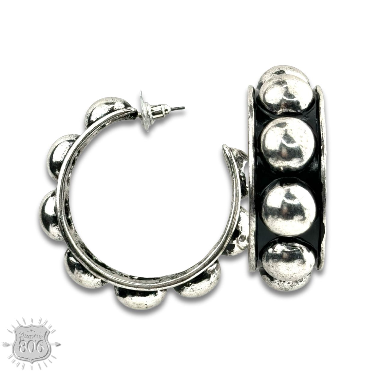Western hoop earring
