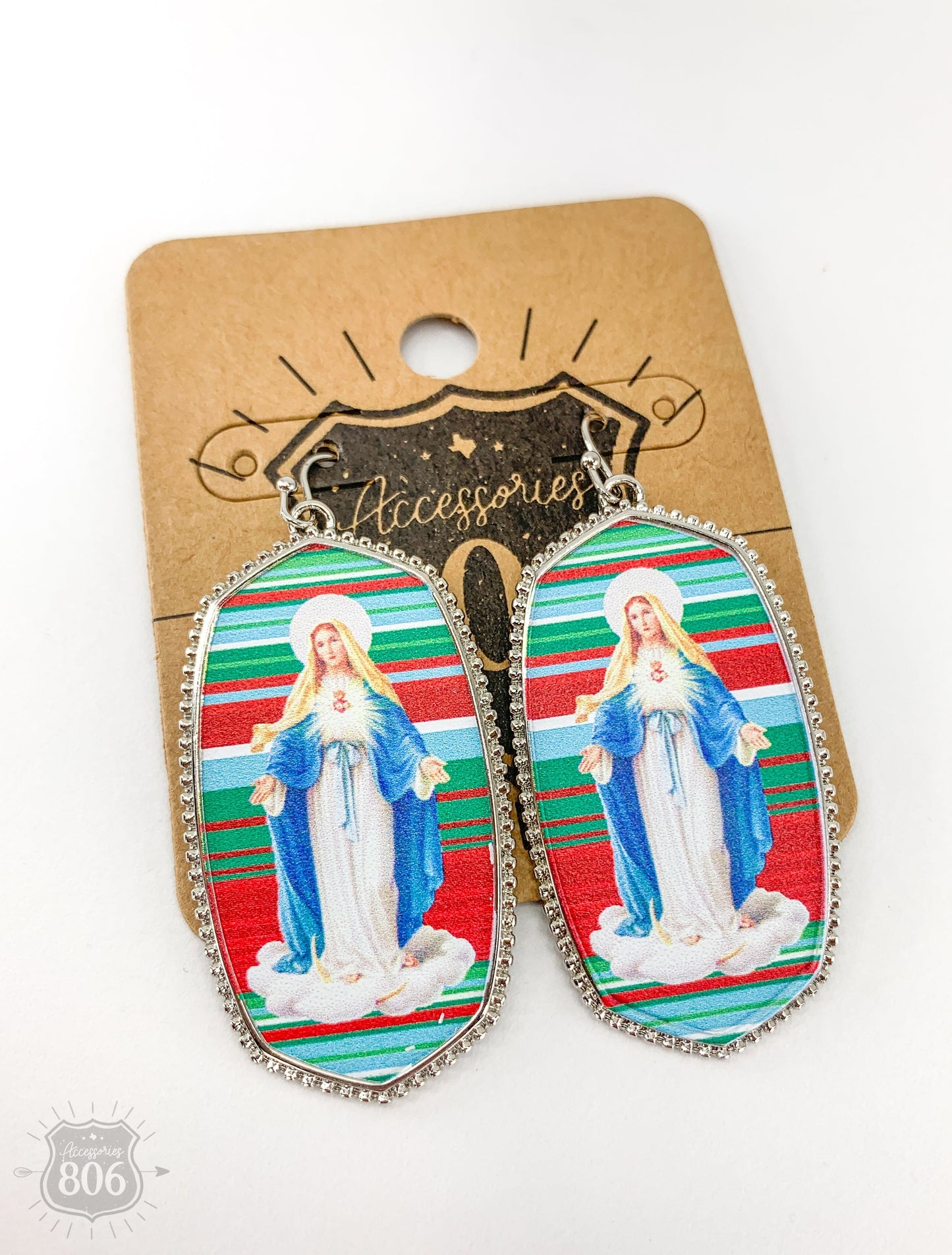 Virgin Mary earring, last call