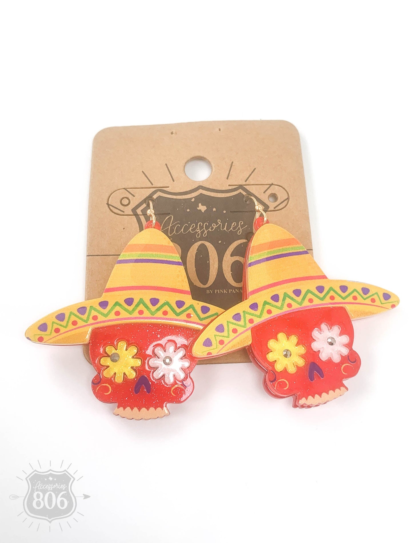 Sugar skull earring, last call