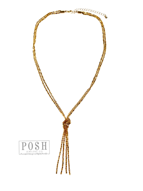 Double chain necklace