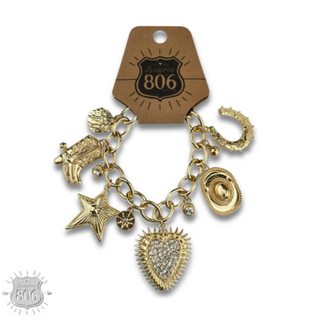 Western charm bracelet