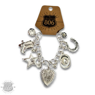 Western charm bracelet