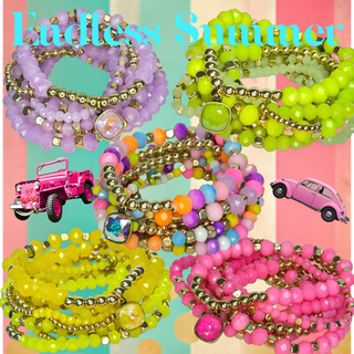 Pink Panache Endless Summer bracelets