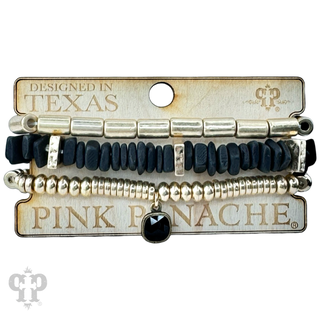 Coconut shell bracelet set