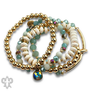 Infinity knot charm bracelet