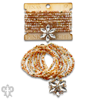 Rhinestone starburst bracelet