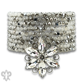 Rhinestone starburst bracelet