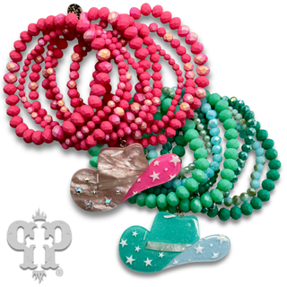 Cowboy hat charm bracelet