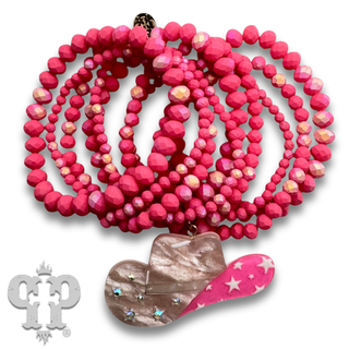 Cowboy hat charm bracelet