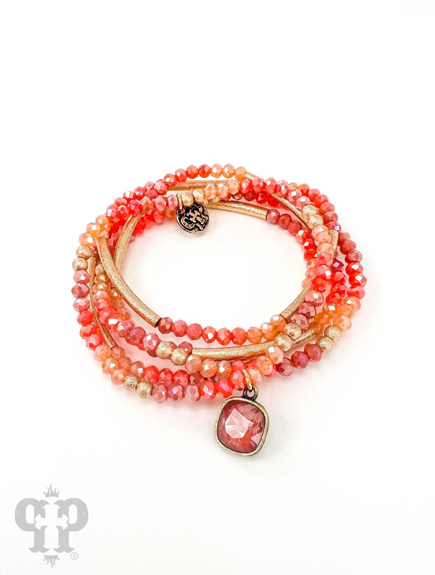 Austrian crystal bead bracelet set