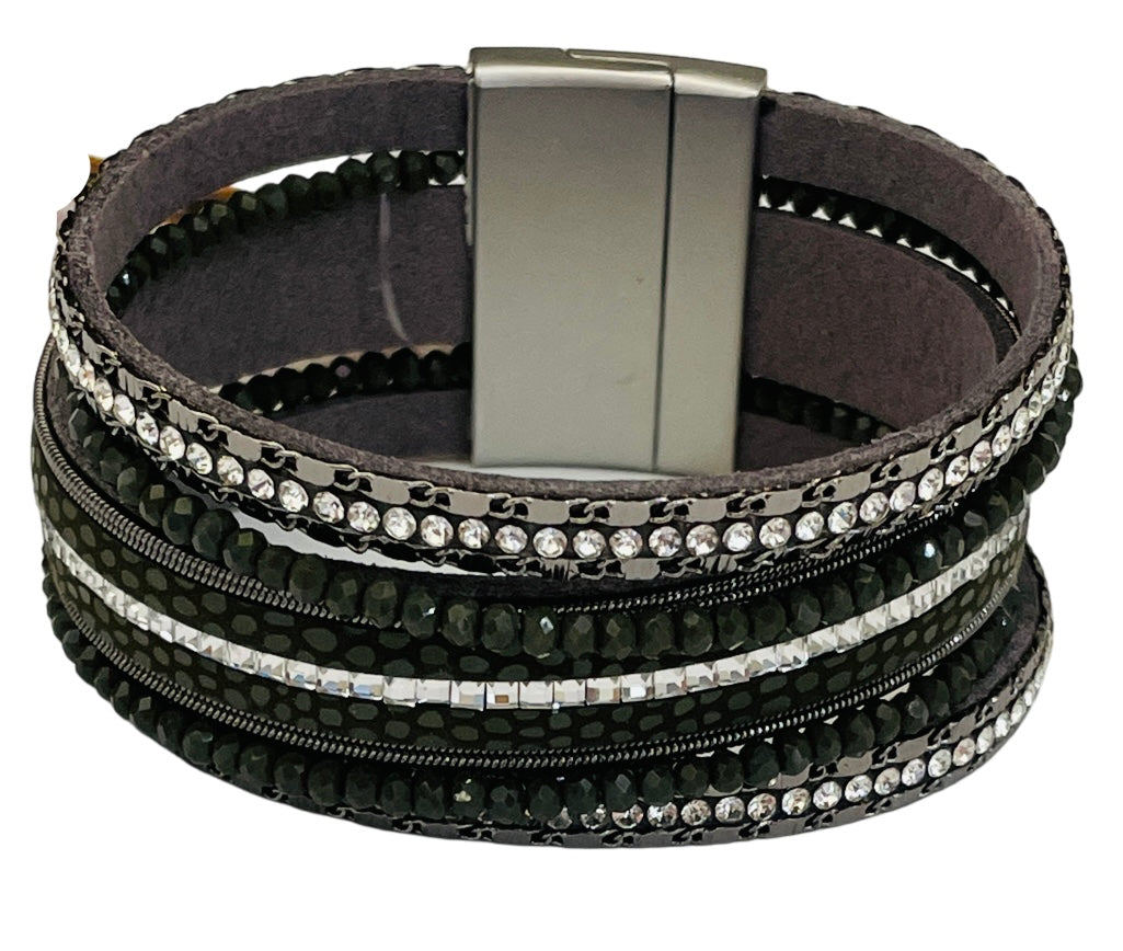 Gray magnetic bracelet, last call