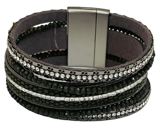 Gray magnetic bracelet, last call