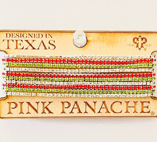 Ten strand rhinestone bracelet set