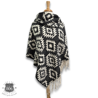 Western fringe poncho