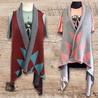 Western knit vest, last call