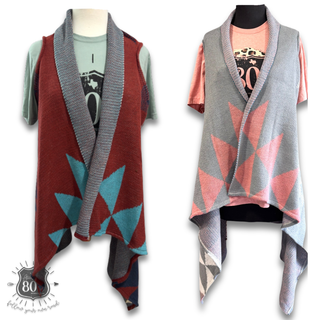 Western knit vest, last call