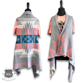 Western knit vest, last call