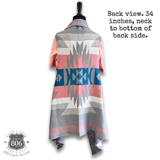 Western knit vest, last call