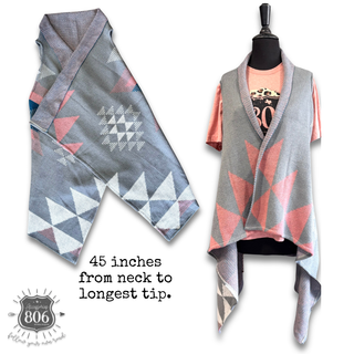 Western knit vest, last call