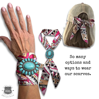 Concho scarf, 32-inch