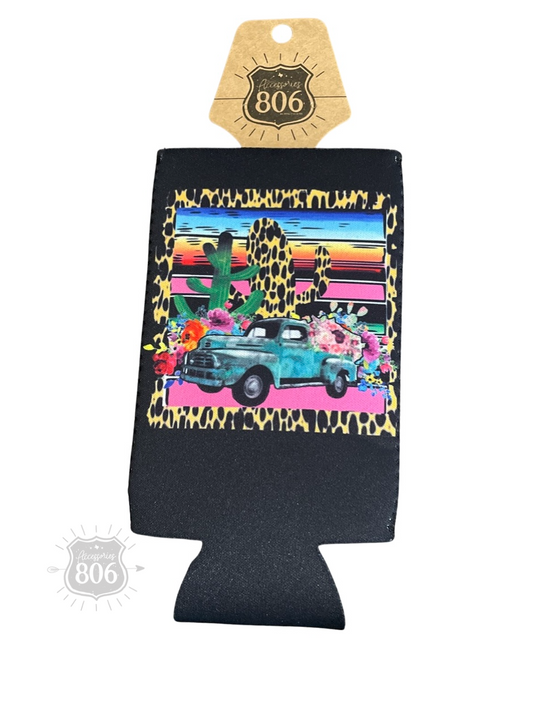 Cactus print drink holder