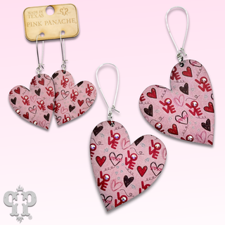 LOVE heart earring