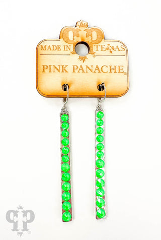 Neon green on silver