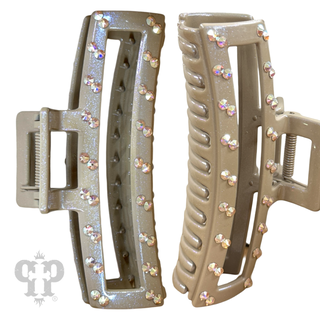 Rhinestone hair claw with hand-set crystals from Swarovski®