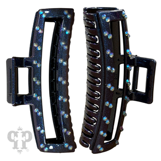 Rhinestone hair claw with hand-set crystals from Swarovski®