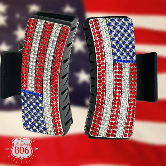 Patriotic hair clip