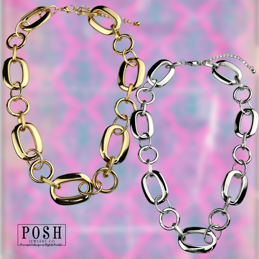 Shiny chain necklace