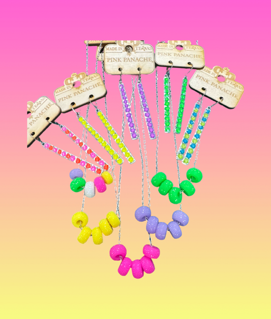 Textured bar earring with Austrian crystals