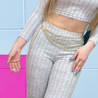 Three layer chain belt
