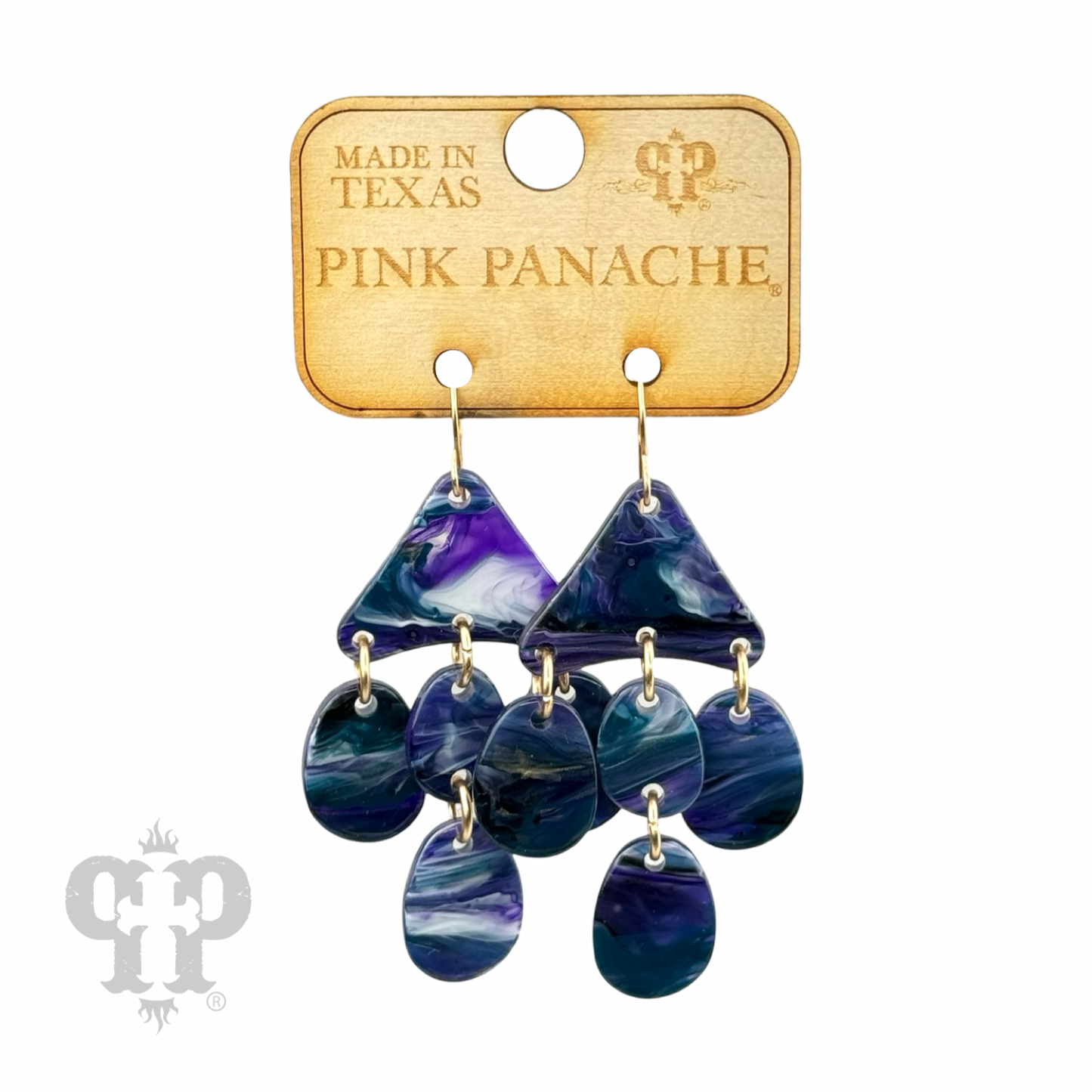 Raindrop swirl pattern earring, last call