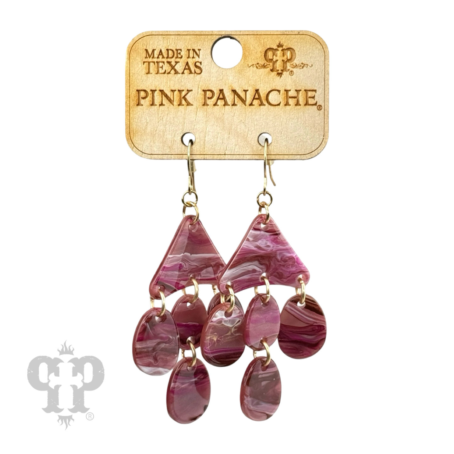 Raindrop swirl pattern earring, last call