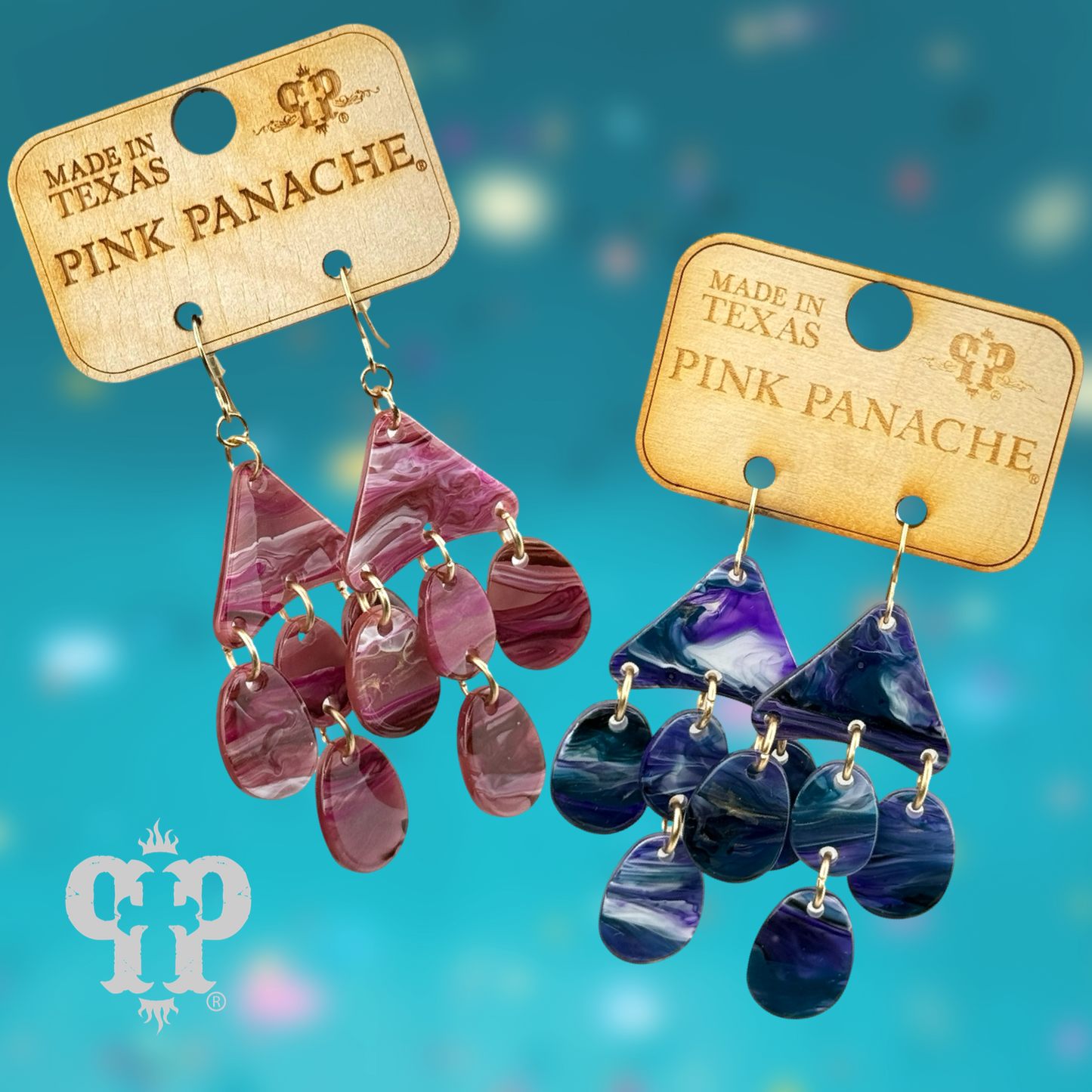 Raindrop swirl pattern earring, last call