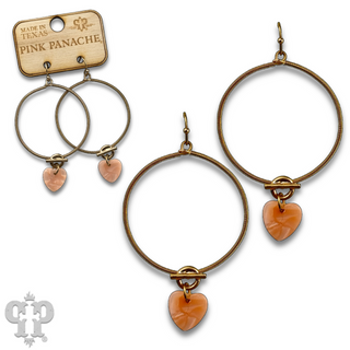 Pink heart charm