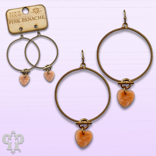 Pink heart charm
