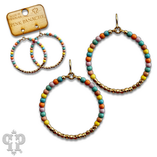 Round bead circle with Austrian crystal, last call
