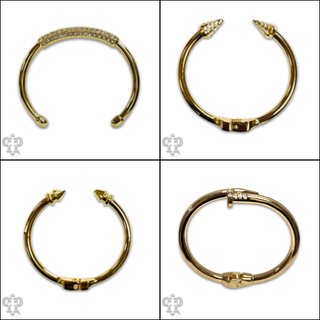 Pave rhinestone cuff bracelet, last call