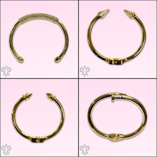 Pave rhinestone cuff bracelet, last call