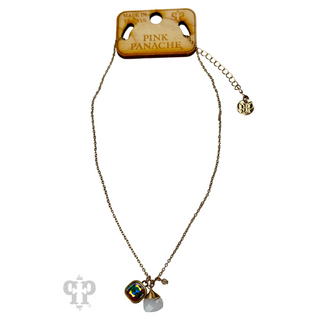 Crystal drop necklace, Austrian crystal