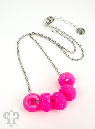 Sparkle wheel necklace