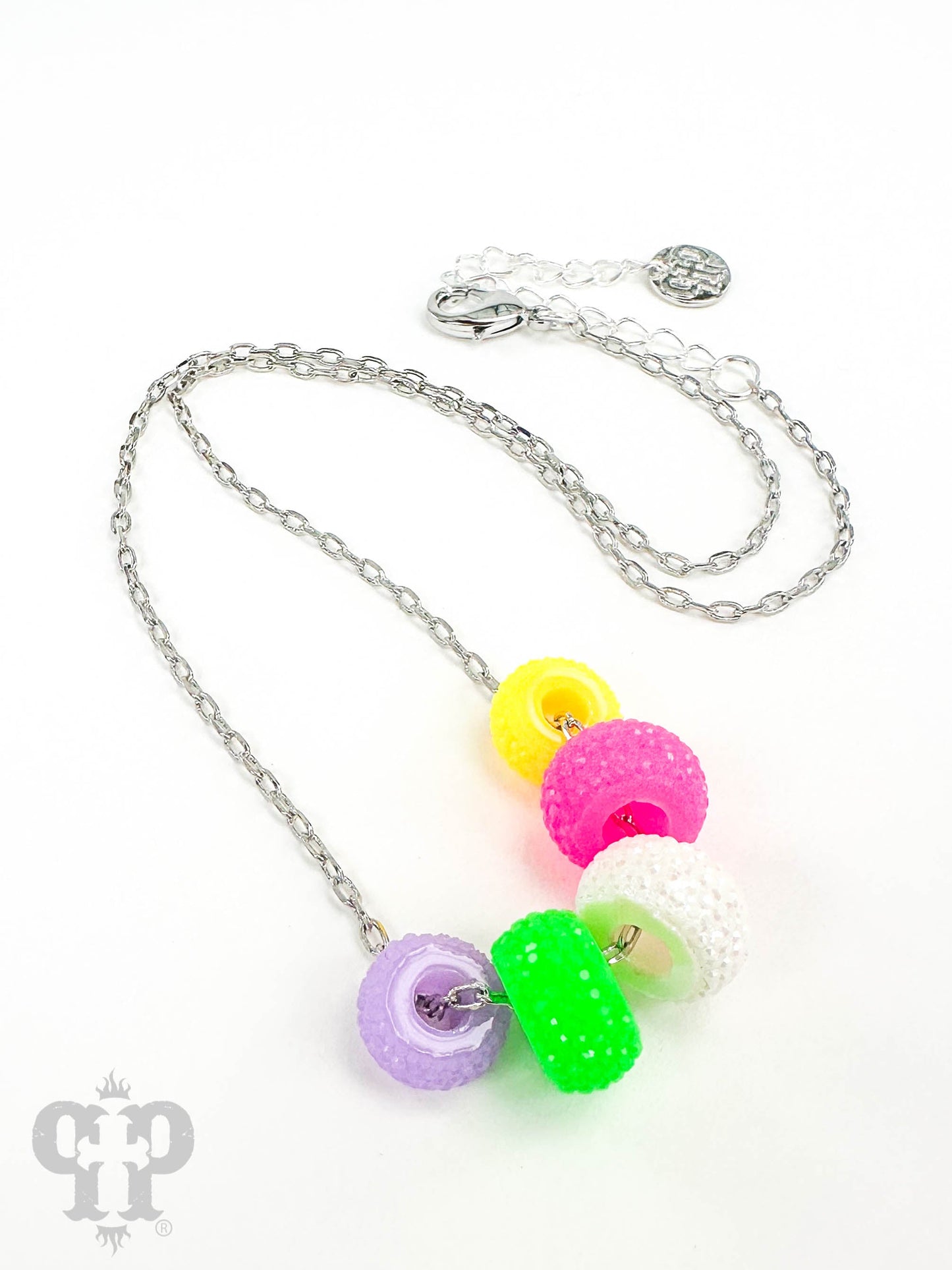 Sparkle wheel necklace