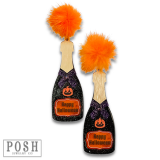 Halloween bottle earring - LC