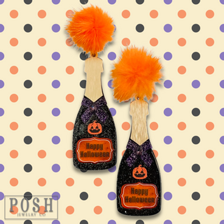 Halloween bottle earring