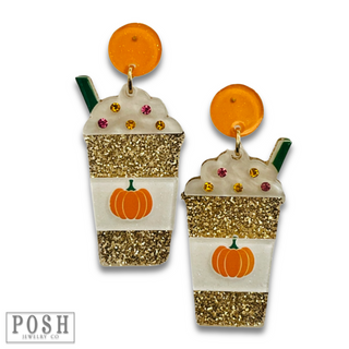 Pumpkin spice earring - LC