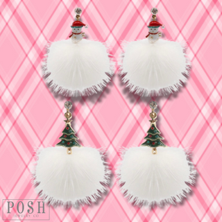 Christmas theme earring